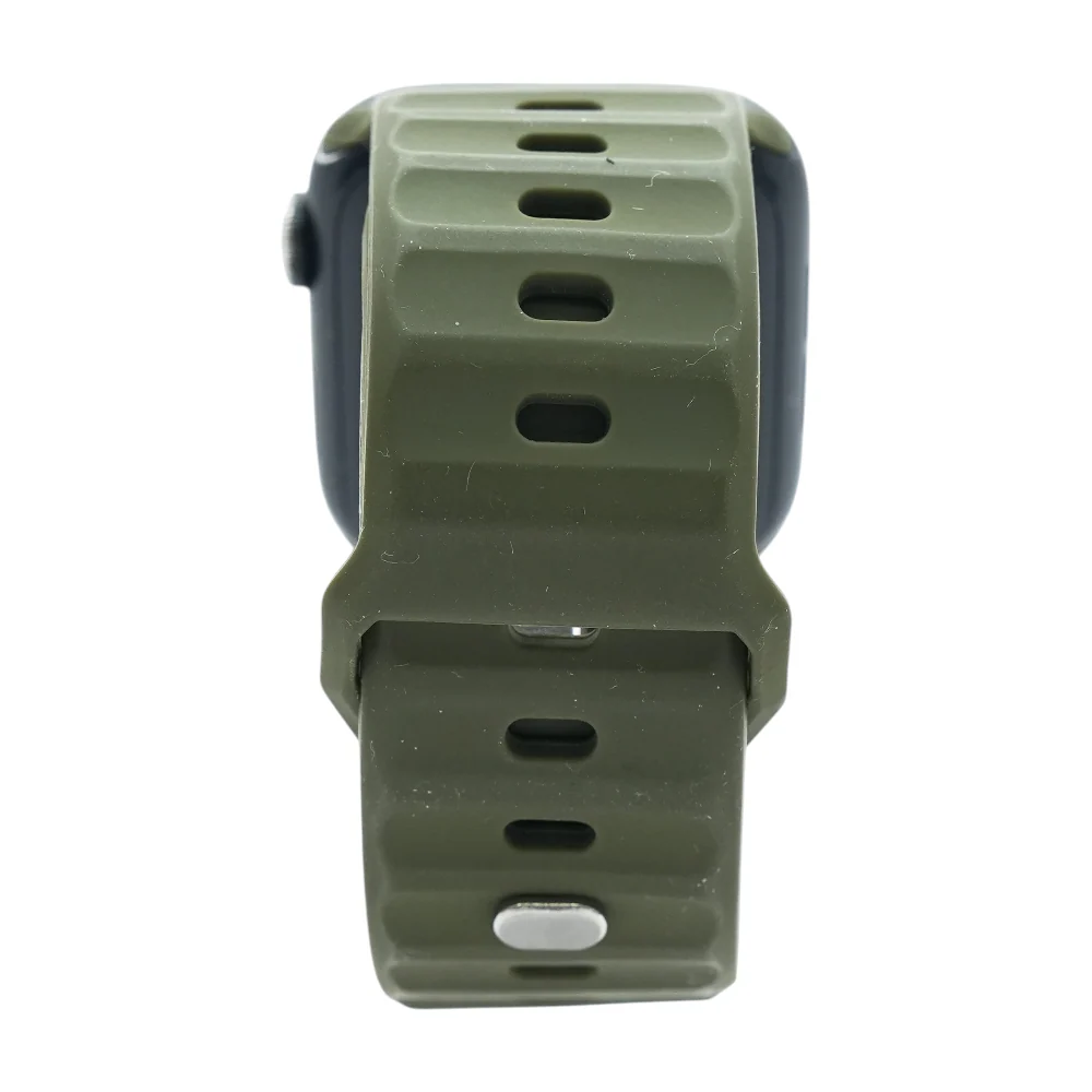 44mm SE 2 Midnight Smartwatch Green Band One Size - Image 2