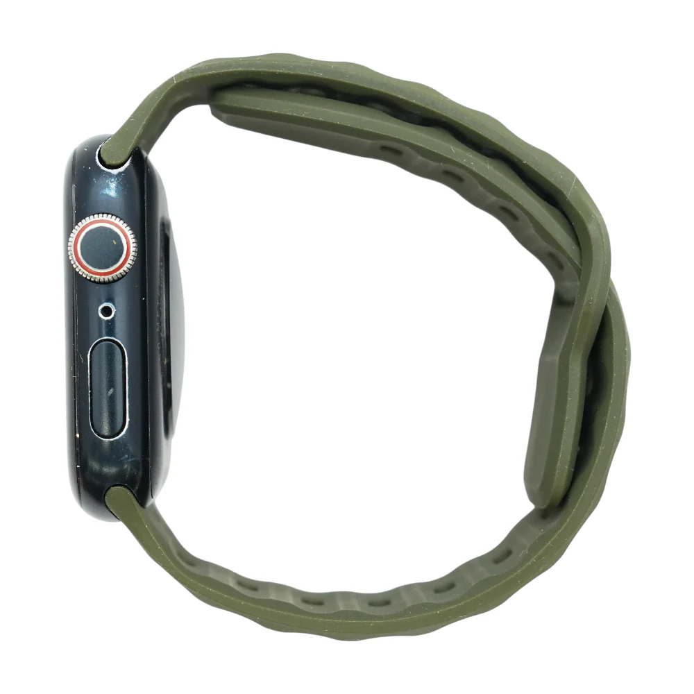 44mm SE 2 Midnight Smartwatch Green Band One Size - Image 3