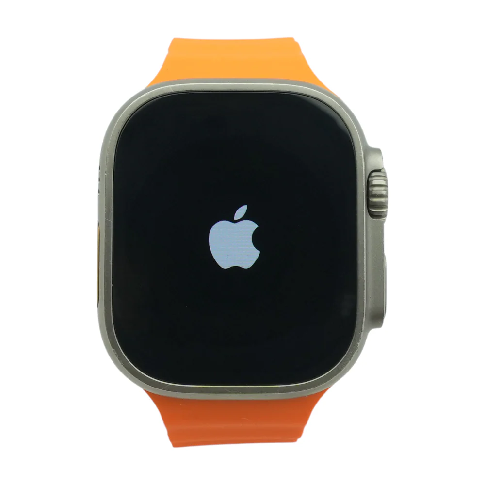 49mm Ultra Titanium Smartwatch Orange Band M/L