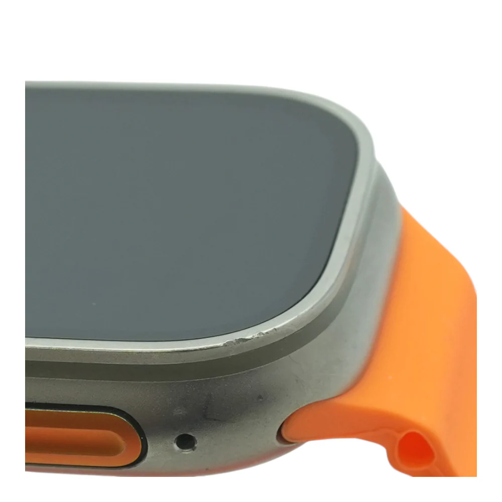 49mm Ultra Titanium Smartwatch Orange Band M/L - Image 5