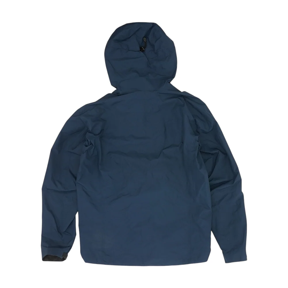 Blue Solid Rain Jacket - Image 2
