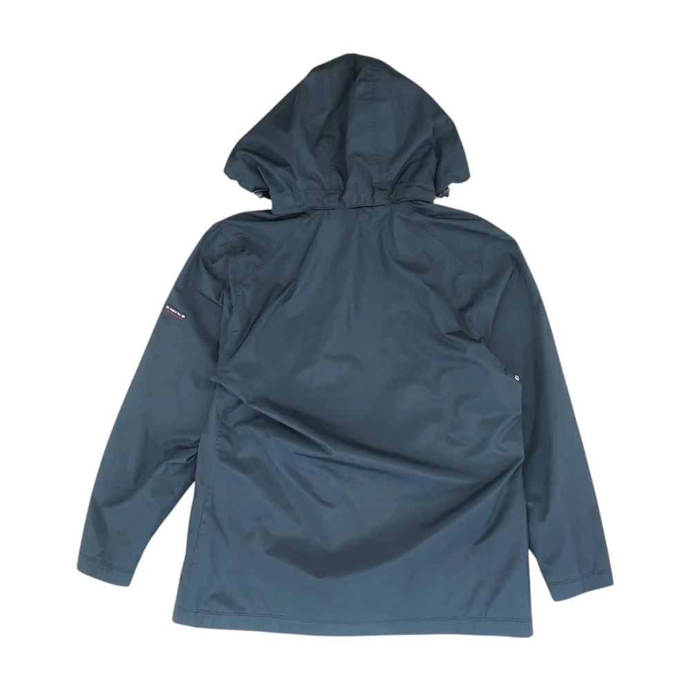 Black Solid Rain Jacket - Image 2