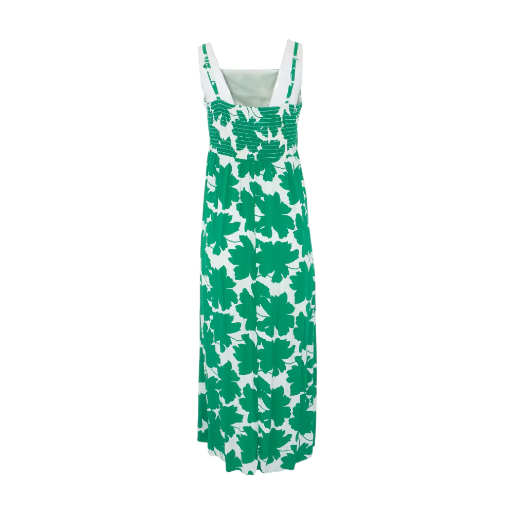 White Floral Midi Dress - Image 2