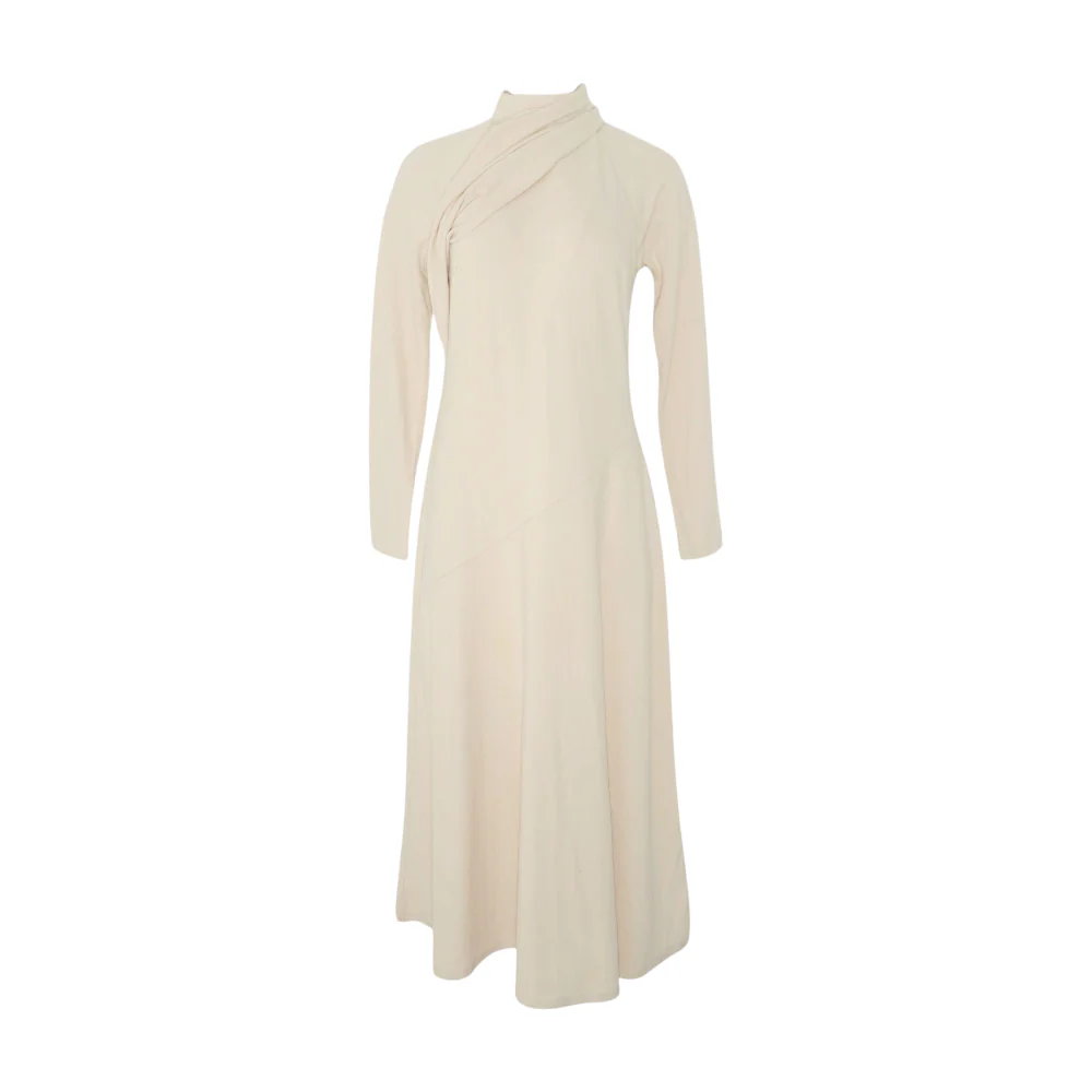 Beige Midi Dress