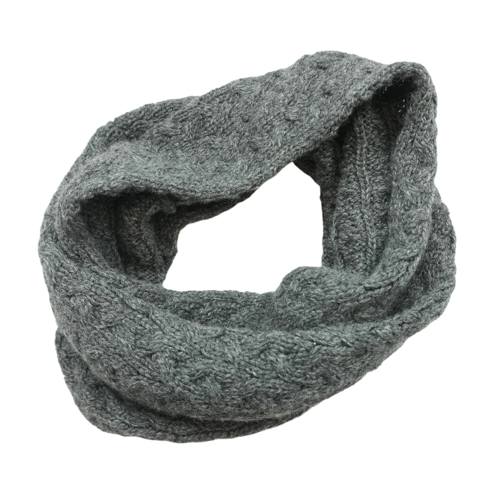 Gray Wool Scarf