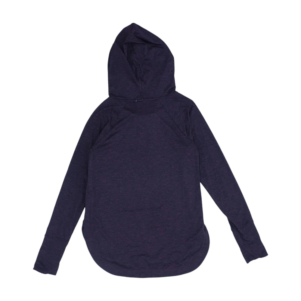 Burgundy Solid Hoodie Pullover - Image 2