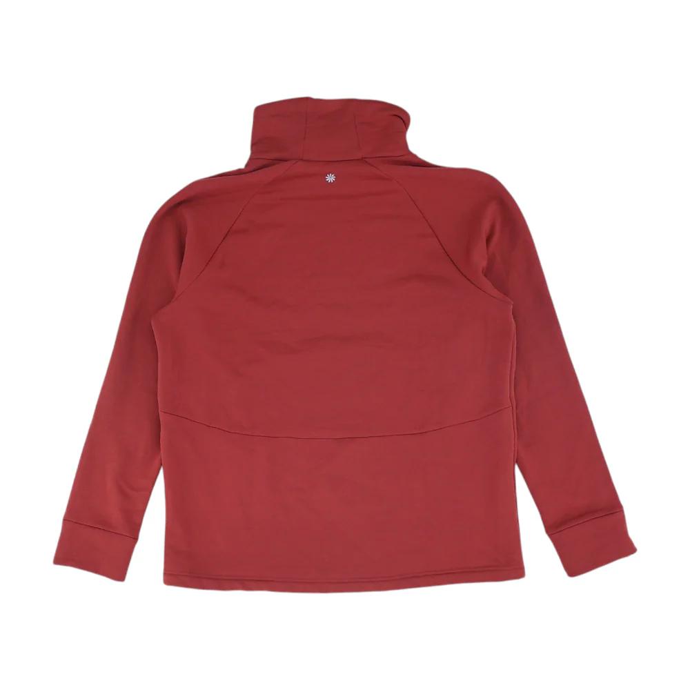 Red Solid Sweatshirt Pullover - Image 2