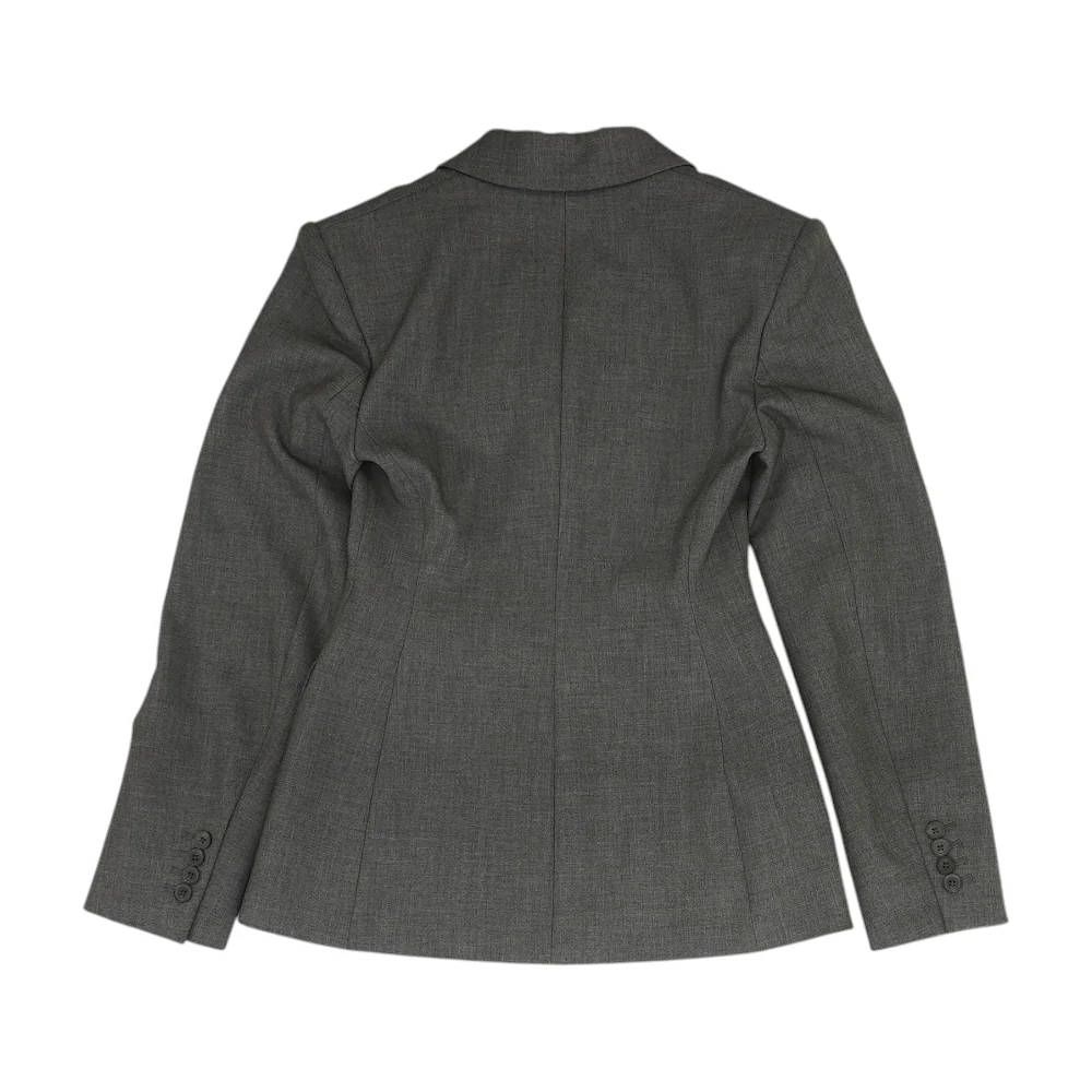 Gray Solid Blazer - Image 2
