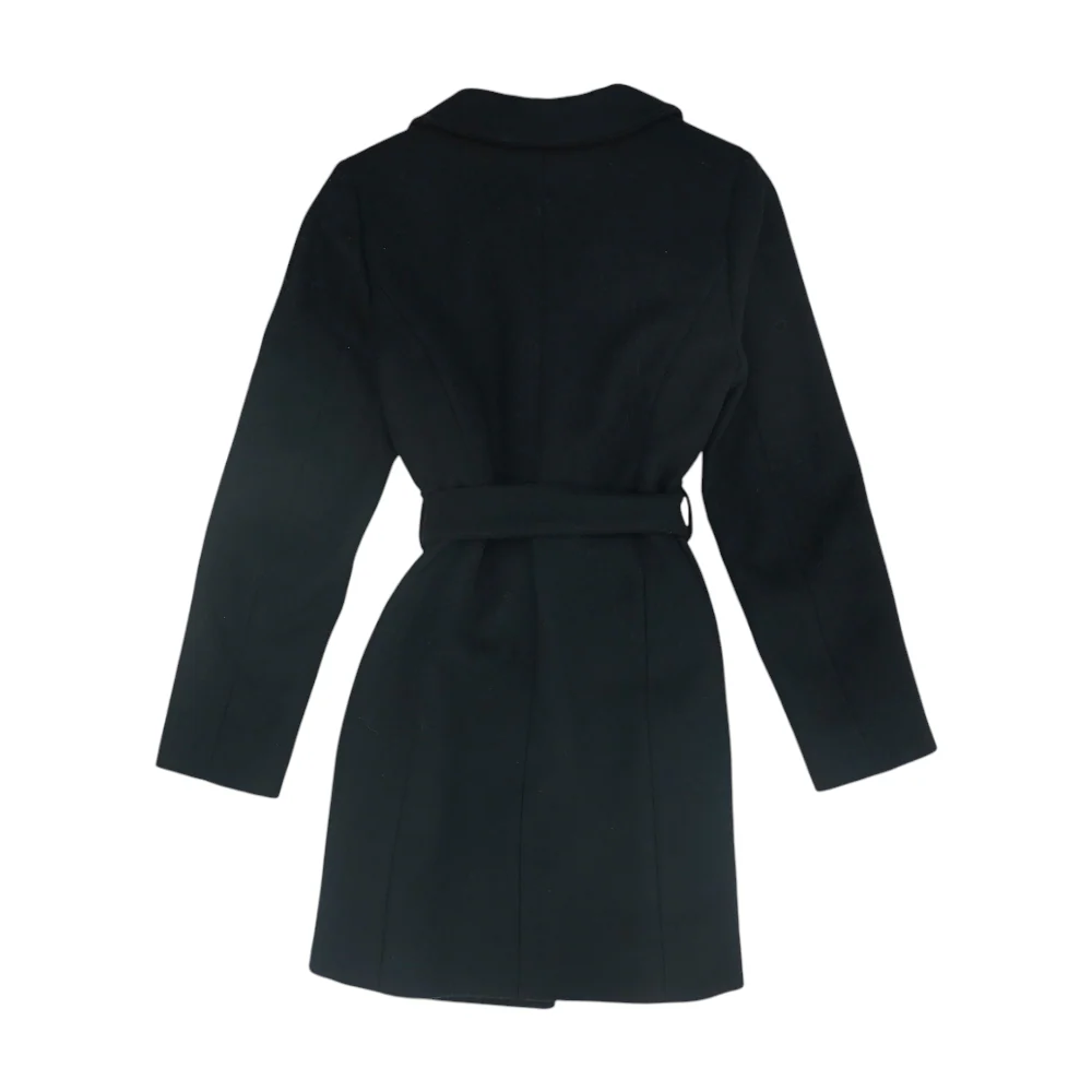 Black Solid Coat - Image 2