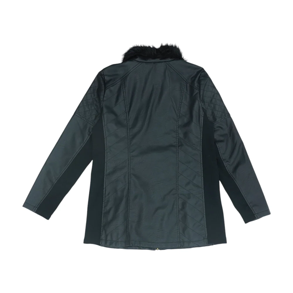Black Solid Jacket - Image 2