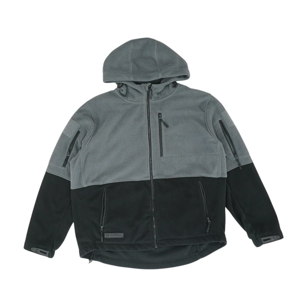 Gray Color Block Jacket