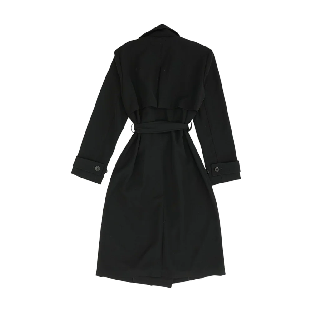 Black Solid Coat - Image 2