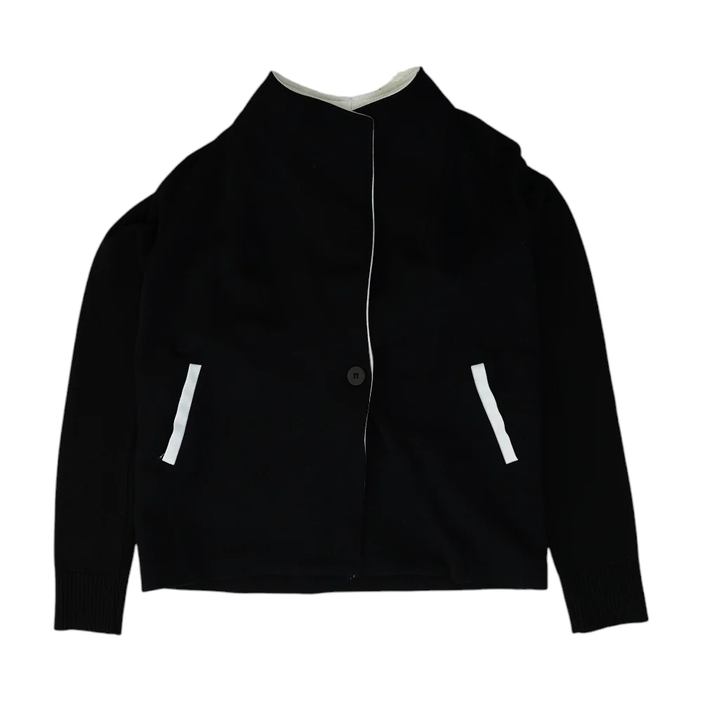 Black Solid Blazer