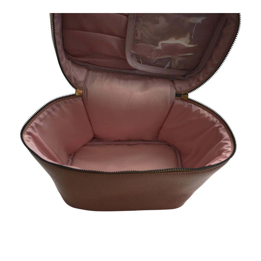 Pink Solid Makeup Bag - Image 3