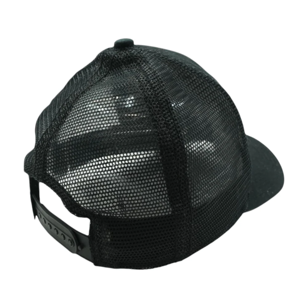 Black Lone Wolf Ballcap Hat - Image 2