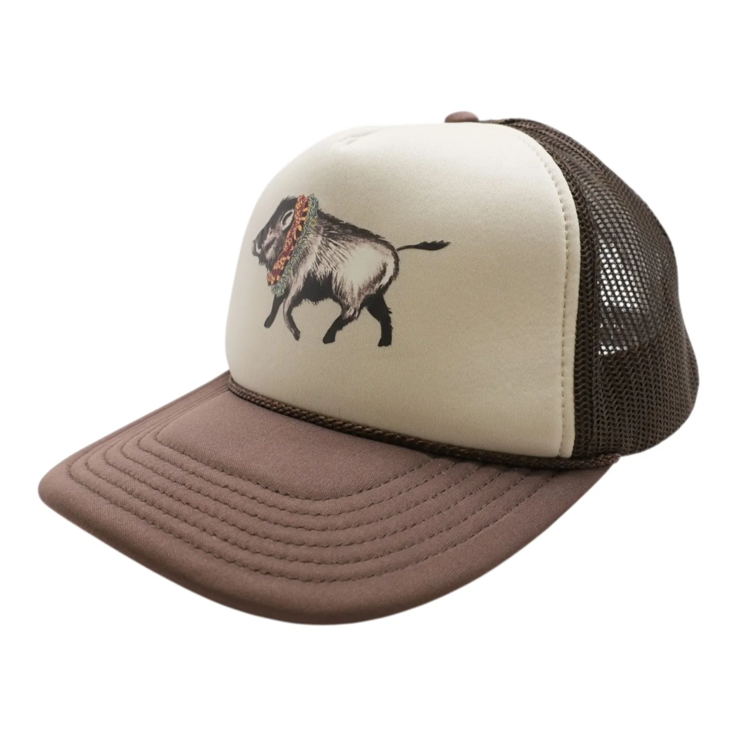 Brown Ballcap Hat