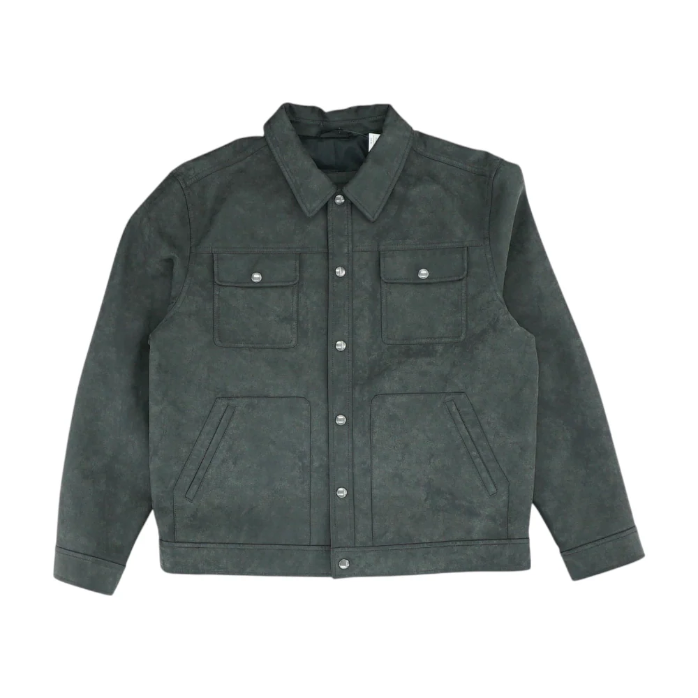 Gray Solid Jacket