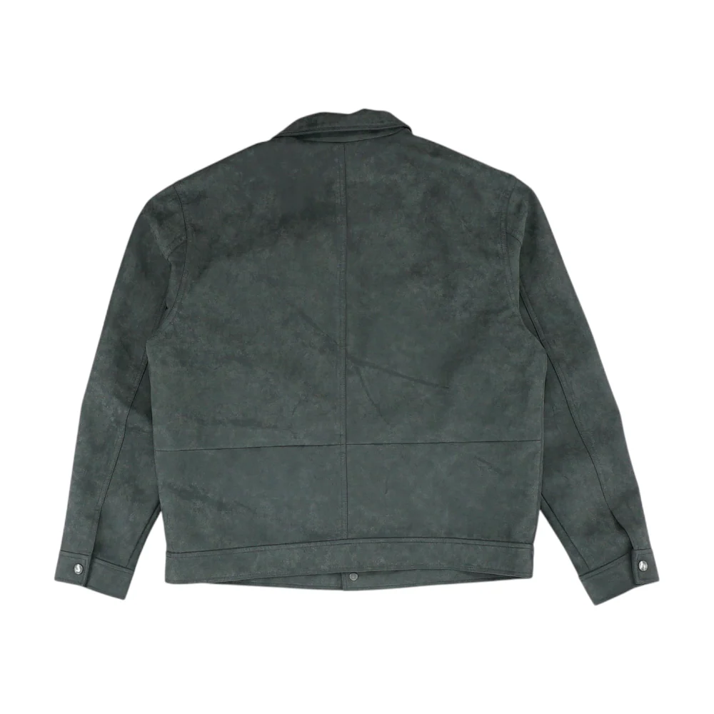 Gray Solid Jacket - Image 2