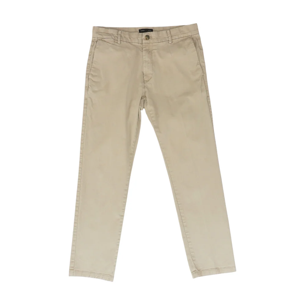 Khaki Straight Pants