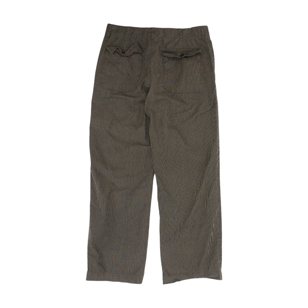 Brown Striped Regular Pants - Image 2