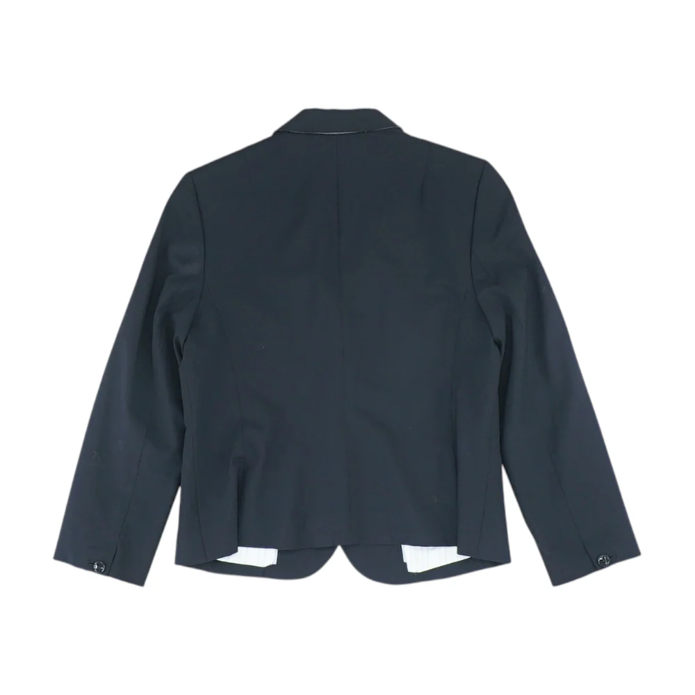 Black Solid Blazer - Image 2