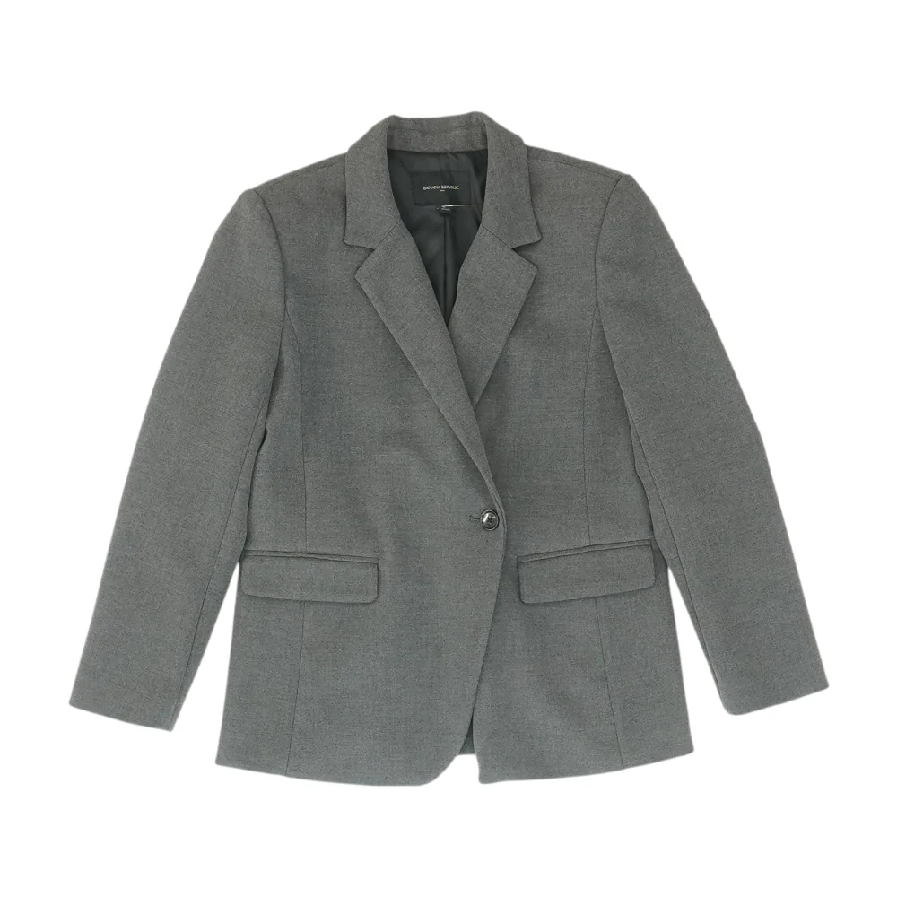 Gray Solid Blazer