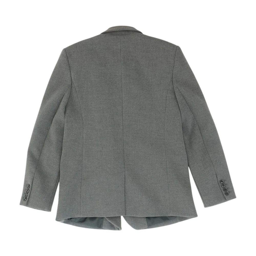 Gray Solid Blazer - Image 2