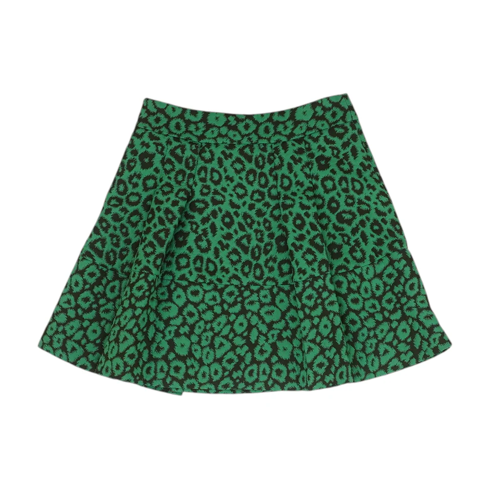 Green Petite Animal Print Mini Skirt - Image 2