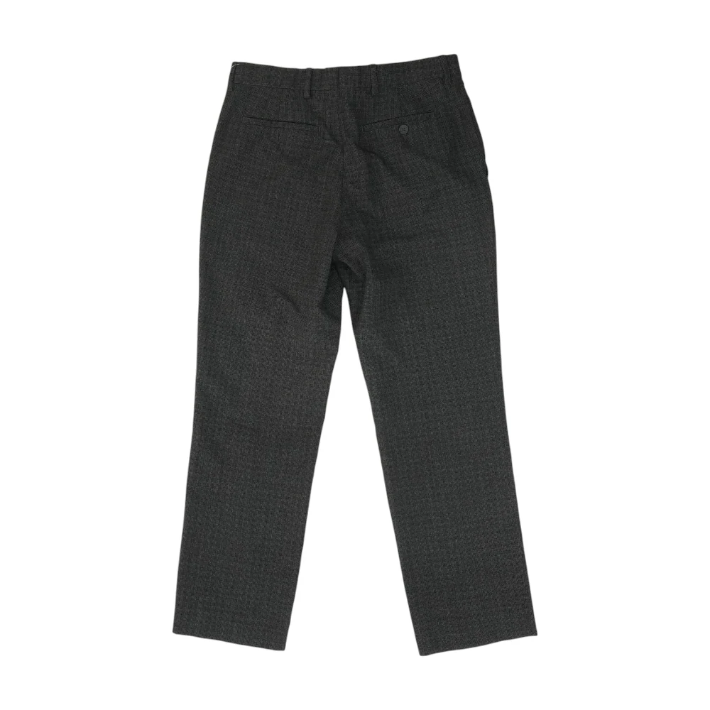 Gray Plaid Regular Pants - Image 2