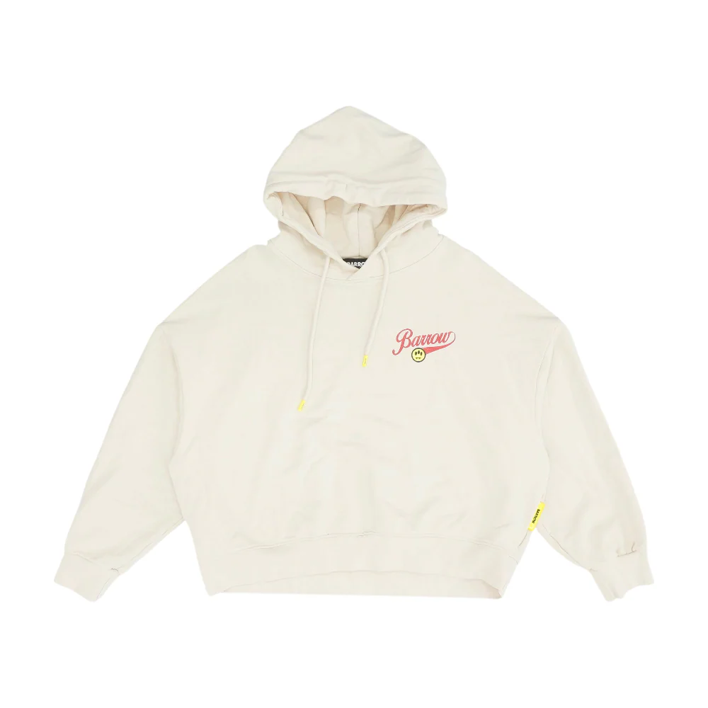 Beige Solid Hoodie Pullover