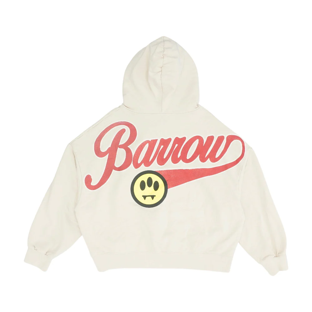 Beige Solid Hoodie Pullover - Image 2