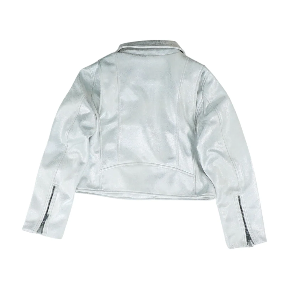Silver Solid Jacket - Image 2