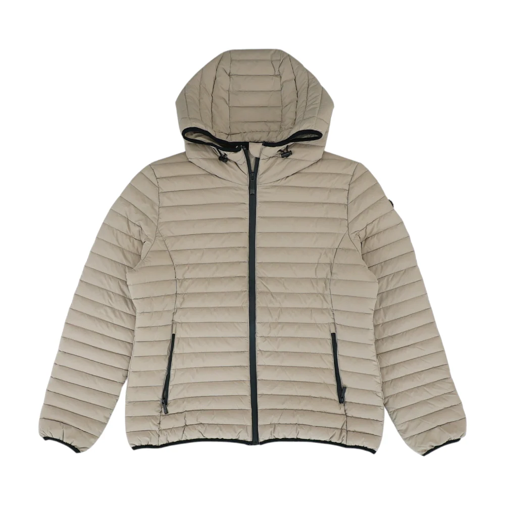 Beige Solid Jacket