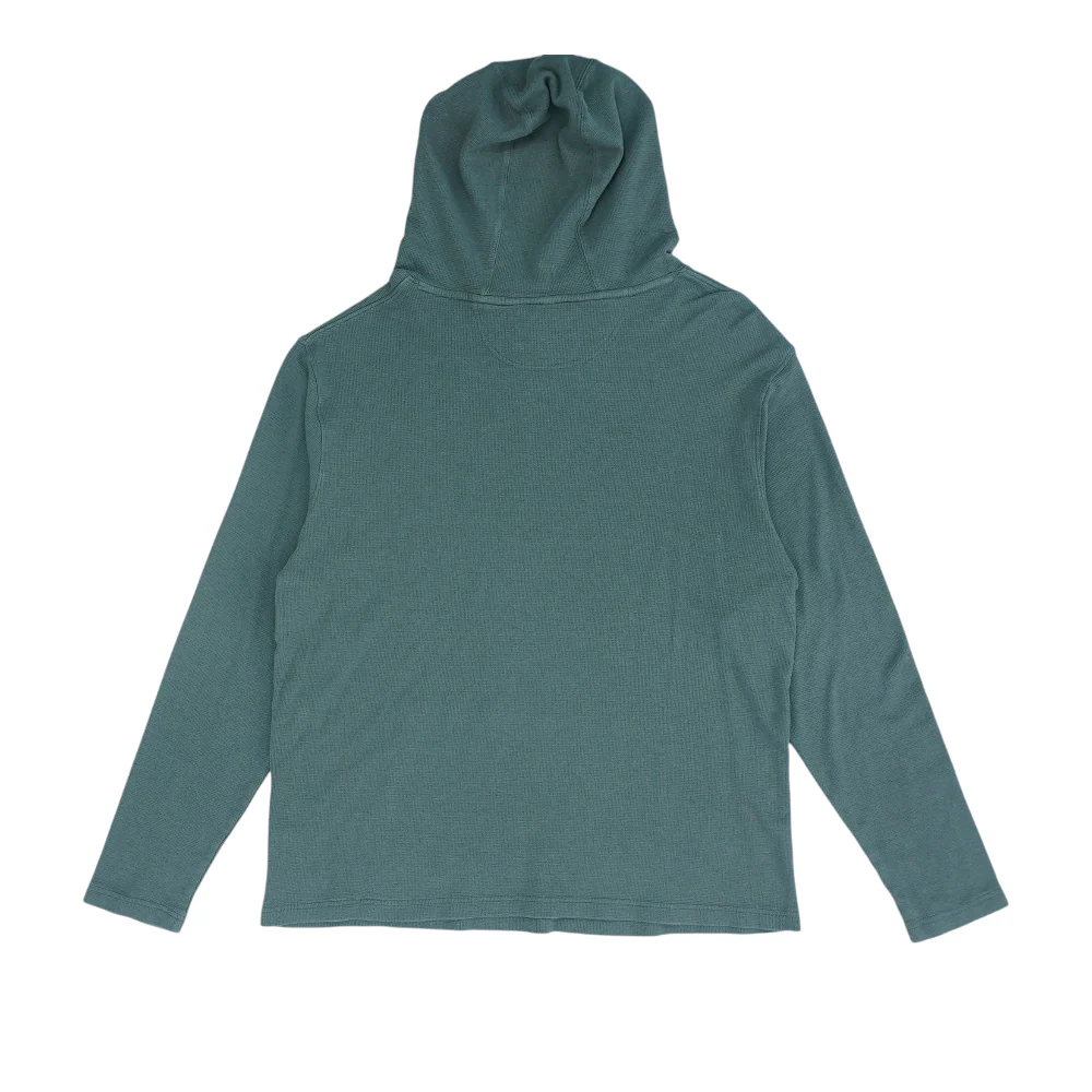 Green Solid Hoodie Pullover - Image 2