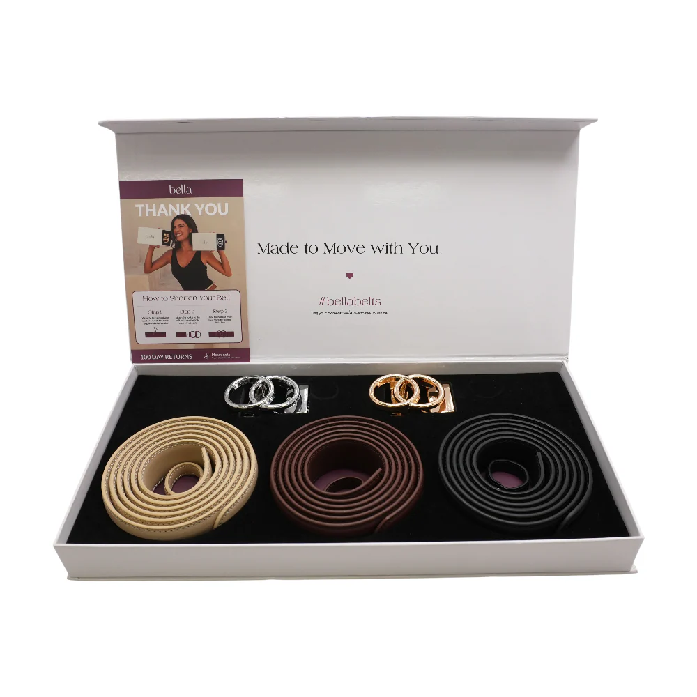 Trio Customizable Leather Belt