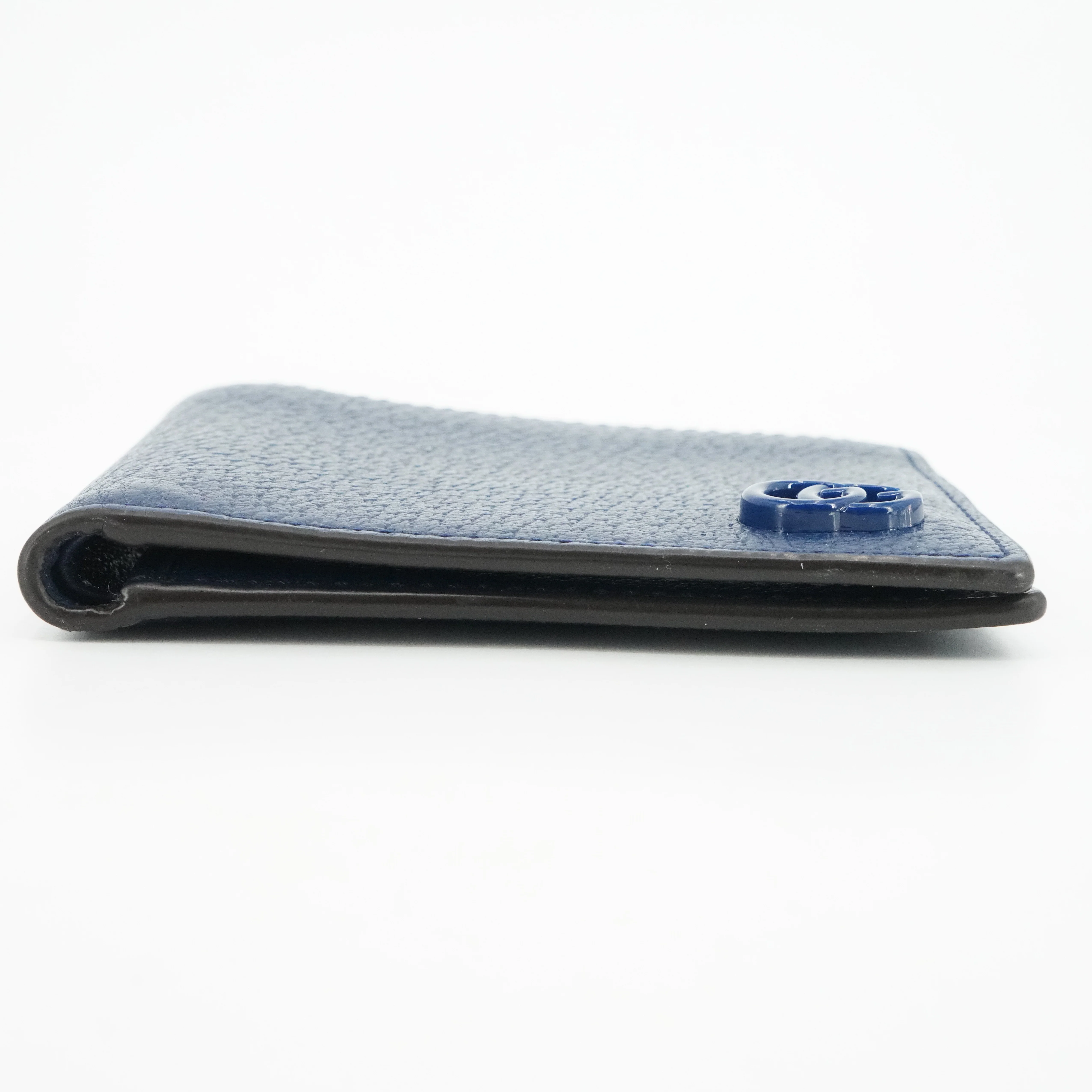 Blue GG Marmont Bi-Fold Card Case Wallet - Image 6