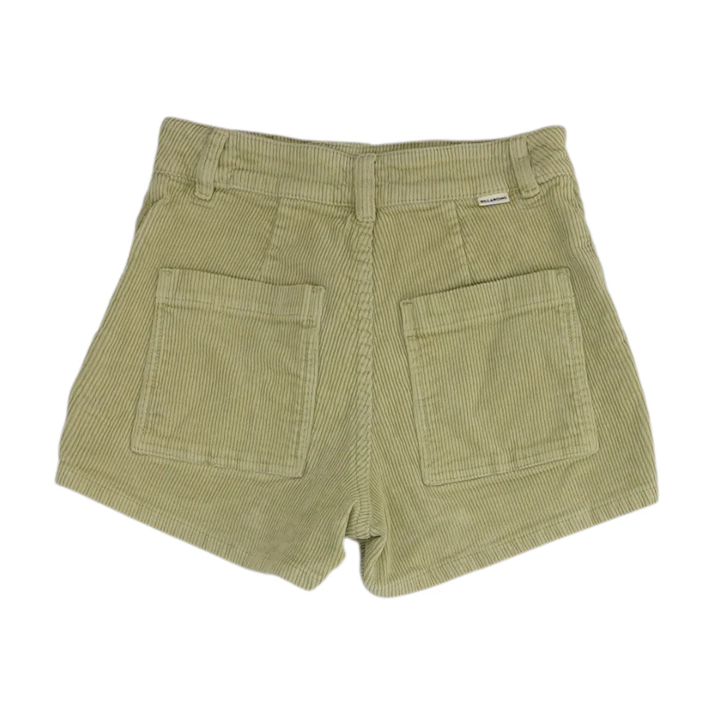 Green Solid Chino Shorts - Image 2