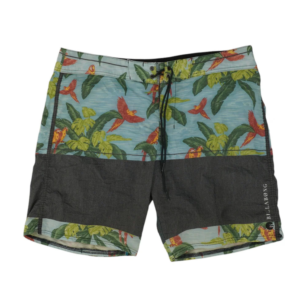 Blue Tropical Swim Bottom