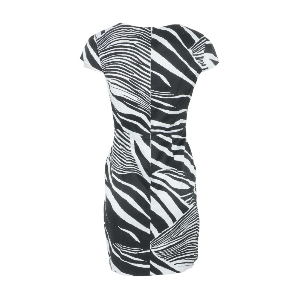 Black Animal Print Mini Dress - Image 2