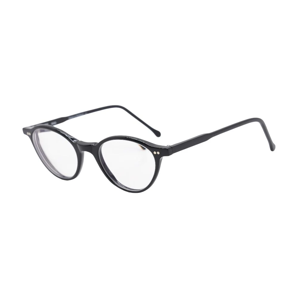 Black 9064 Round Eyeglasses FRAMES ONLY