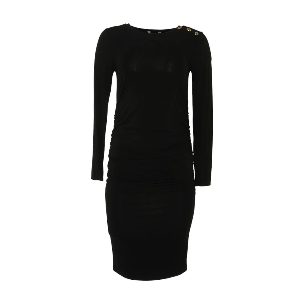 Black Maternity Midi Dress