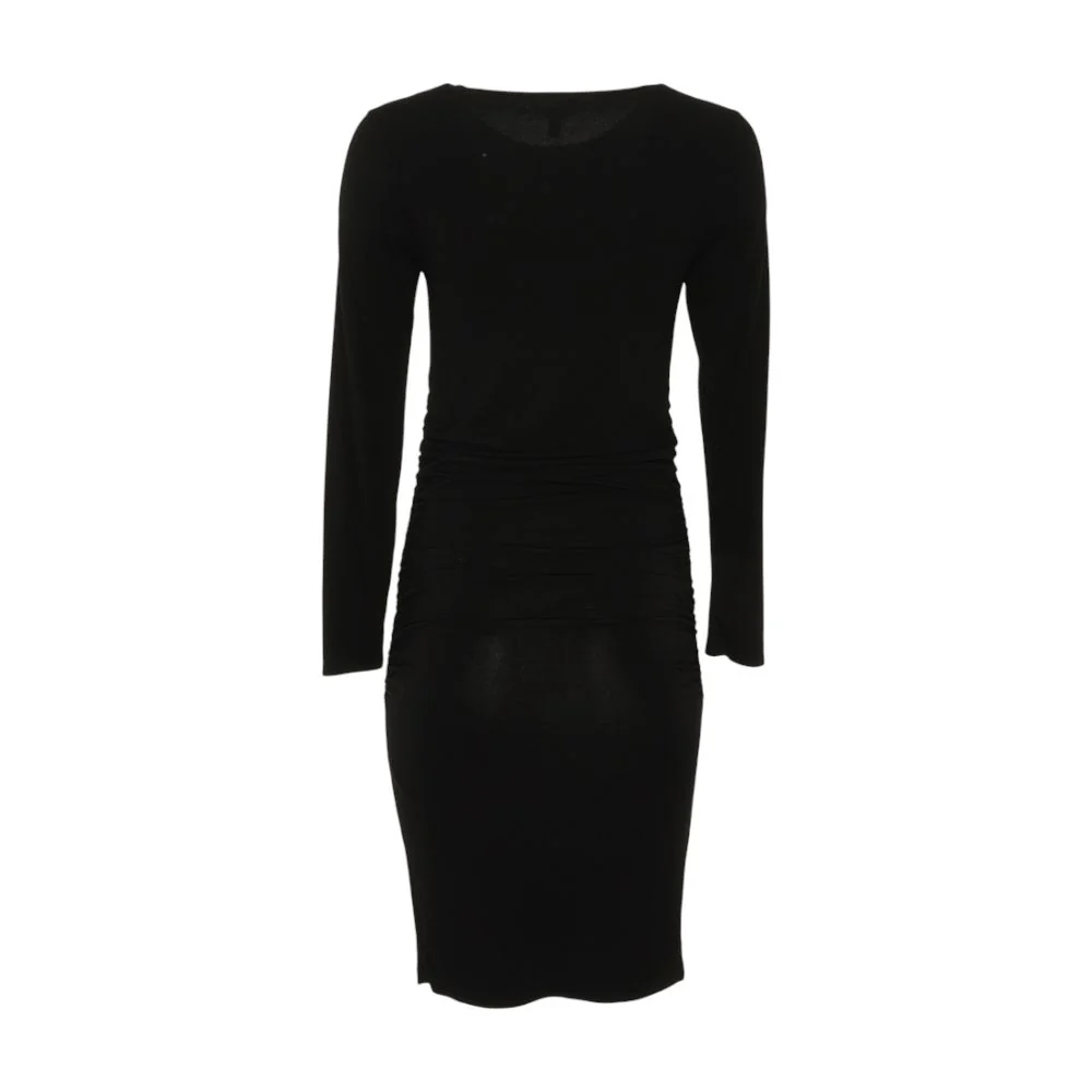 Black Maternity Midi Dress - Image 2