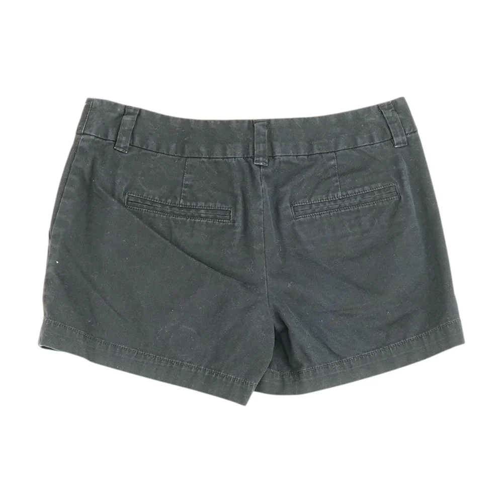 Black Solid Chino Shorts - Image 2