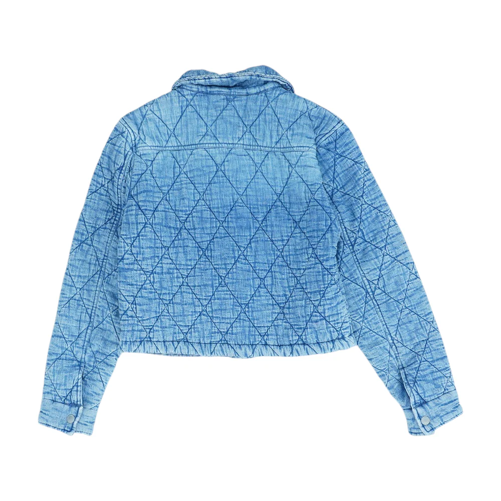 Blue Solid Jacket - Image 2