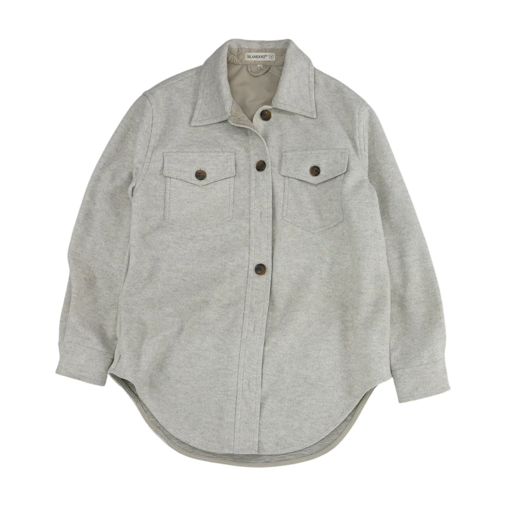 Gray Solid Jacket