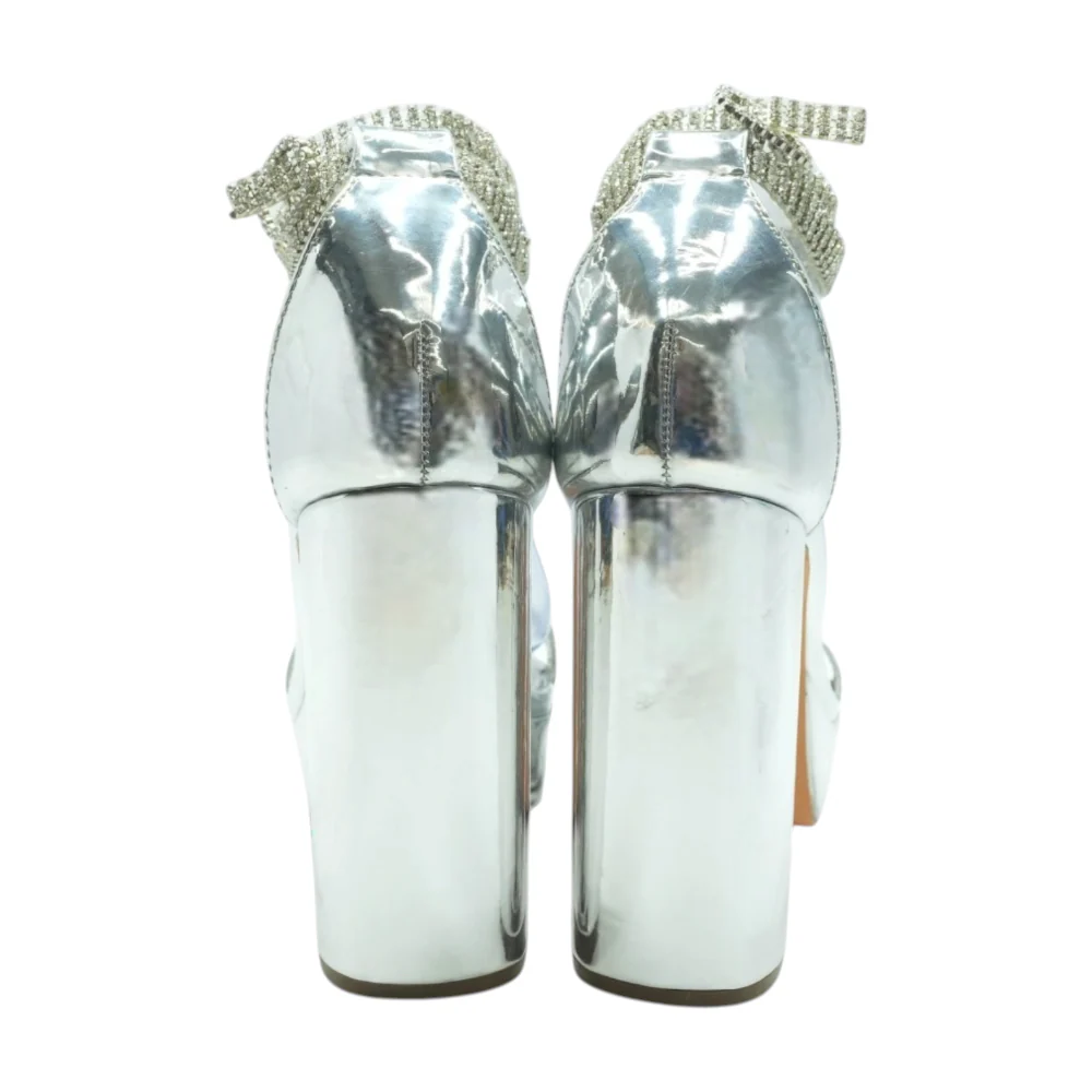 Silver Block Heels - Image 2