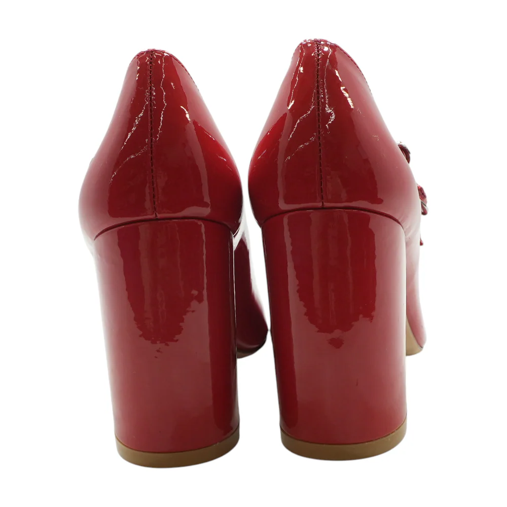 Red Block Heels - Image 2