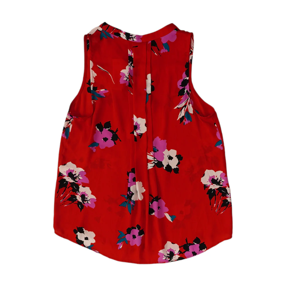 Red Floral Blouse - Image 2