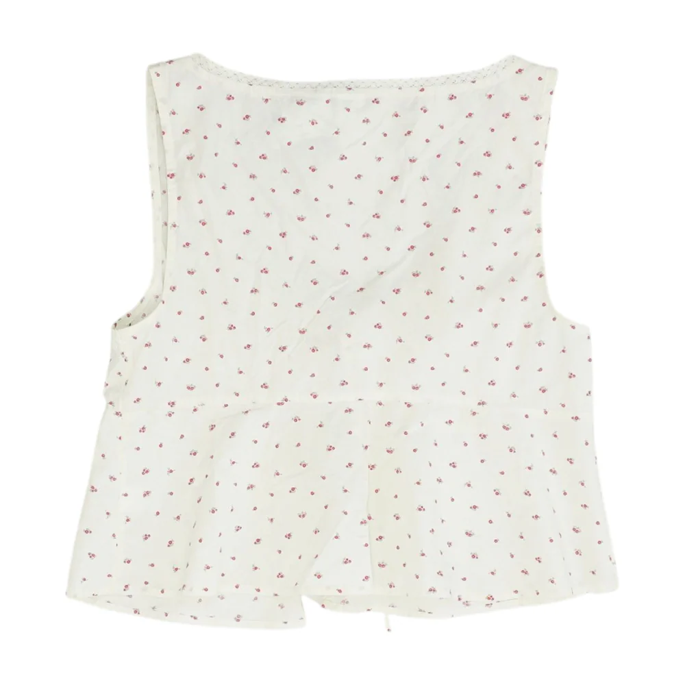 White Floral Blouse - Image 2