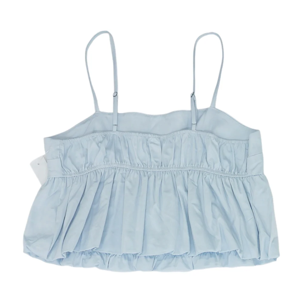 Blue Cropped Blouse - Image 2